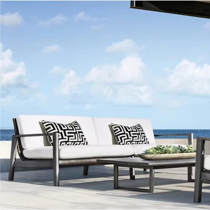 Nuevo Sofá de Diseño para Patio, Muebles Hechos a Mano para Exteriores, Sofá de Cuerda de Aleación de Aluminio, Conjuntos de Sofás - Product Image 1