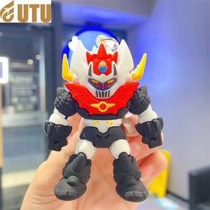 Llavero de robot de anime universal inspirado en la tecnología FYQC, bonito muñeco de plástico para mochila, regalo de joyería al por mayor - F - Product Image 4