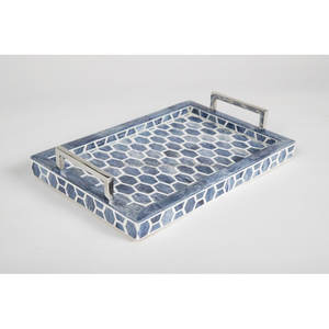 Fabricant professionnel de plateau de service personnalisé en incrustation d'os pour cadeaux avec service personnalisé fourni pour l'exportation - Product Image 1