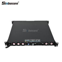 Penguat Audio Digital 2-Kanal 4200W Profesional Berdaya Tinggi dengan Layar Tampilan Temperatur 1U
