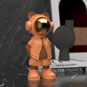 Artesanía de resina de astronauta Art Deco, adornos de escritorio decorativos suaves para el hogar, sala de estar, oficina, gabinete de vino, regalo de apertura perfecta - Product Image 5