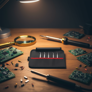 Surtido de pinzas de precisión Smd de 5 piezas para reparación y ensamblaje de productos electrónicos - Product Image 2