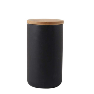 Porte-bougie en céramique blanc, forme droite, <span class=keywords><strong>pas</strong></span> <span class=keywords><strong>cher</strong></span>, vide, avec couvercles en bois, fait main, personnalisation bienvenue - Product Image 4