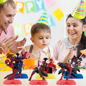 6 pezzi decorazioni da tavolo da principessa per festa a nido d'ape a tema <span class=keywords><strong>Spiderman</strong></span> all'ingrosso - Product Image 4