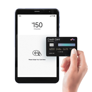 Tùy Chỉnh NFC Hiển Thị Touchless 8 Inch <span class=keywords><strong>Android</strong></span> NFC Phía Trước Máy Tính Bảng MTK8768 4G LTE Google GMS Hỗ Trợ Máy Tính Bảng Di Động PC - Product Image 1