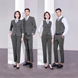 Unisex Work Suits KSL6698 Acetate Fiber Breathable Professional Attire For Work - Product Image 3