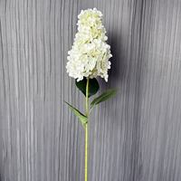 Fleurs artificielles d'hortensia en soie, faites à la main, réalistes, pour bouquet de mariage, décoration intérieure et centre de table