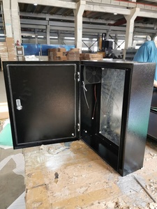 Nhôm & thép không gỉ IP68 không thấm nước ngoài trời Chiếu màn hình tủ với đồng hồ điện chuyển đổi hộp kim loại bao vây - Product Image 4