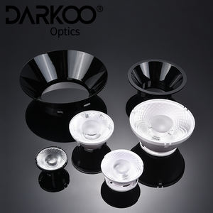 Lente para Iluminación Comercial 24 ° /30 ° /36 °   Ángulo de Haz para Luz de Riel LED COB, Lente Óptica de PMMA de 35 mm con Arandela para Oficina - Product Image 6