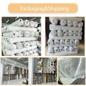 Tissu d'ameublement en velours velouté doré imprimé, résistant aux taches, 200-370 g/m², pour canapé - Product Image 4