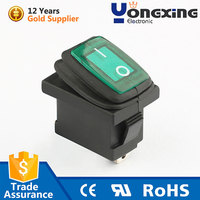 Interrupteur à bascule avec voyant lumineux 6A courant d'alimentation 250V AC interrupteur pour distributeur d'eau Machine à boire