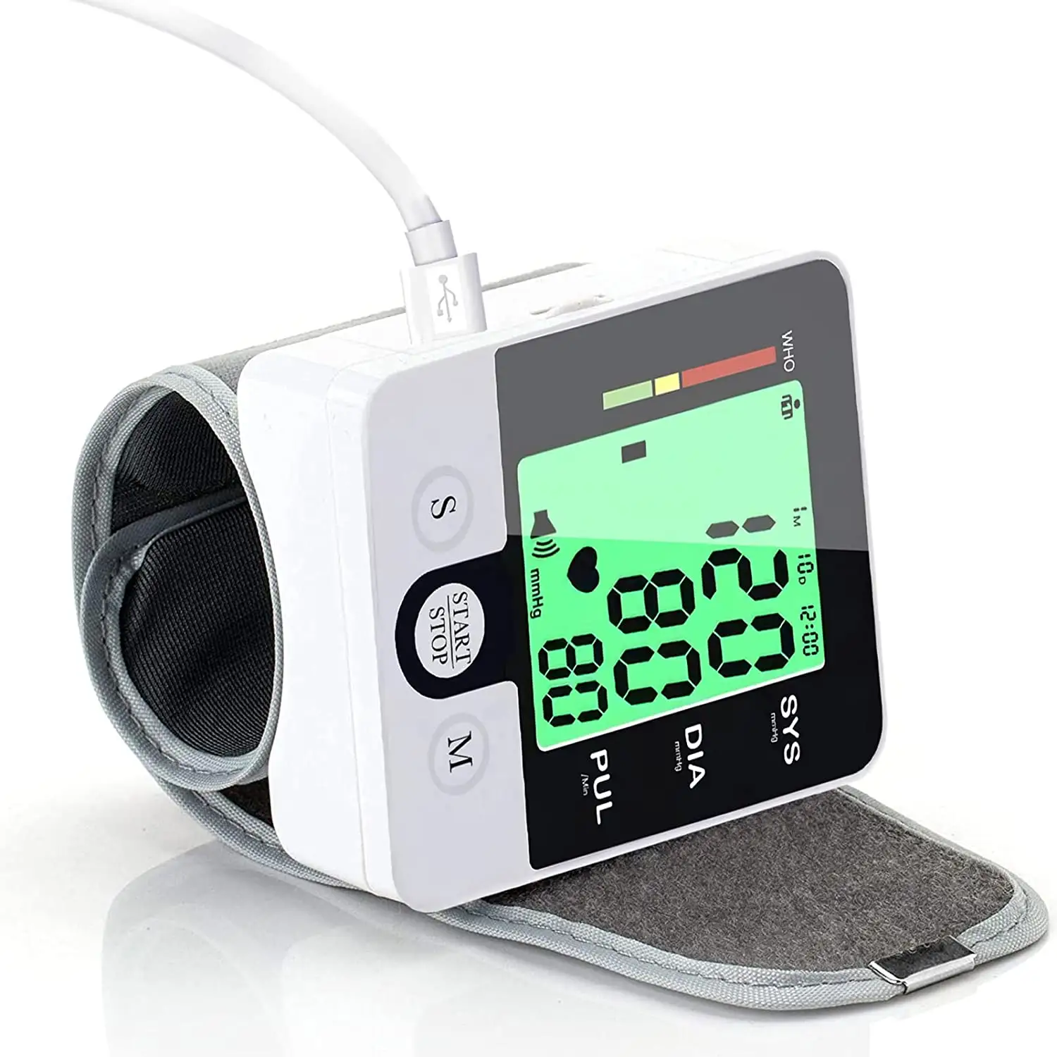 جهاز مراقبة ضغط الدم, جهاز قياس ضغط الدم بثلاثة ألوان ، الأعلى مبيعًا في عام 2021 ، مناسب لكبار السن ، جهاز رقمي لمراقبة ضغط الدم مزود بذراع Bp