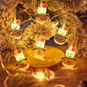 Hot Selling Vrolijk Kerstversiering Led Santa Claus String Lights Romantische Schattige Babykamer Decoratie