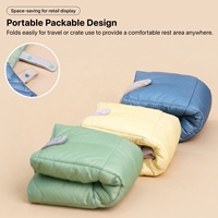 OEM ODM |   Tapis thermique pour chien Thinsulate réversible, pliable, résistant à l'eau, lavable en machine, personnalisable avec logo, prêt à être expédié