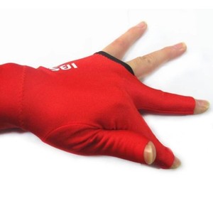 Alta calidad IBS mano izquierda abierta 3 dedos guantes de billar guantes de taco de billar Unisex Fitness deportes accesorios de billar - Product Image 1