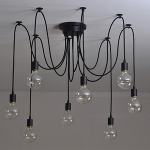 10 têtes/12 têtes/14 têtes Vintage Edison lampe suspension éclairage industriel plafond <span class=keywords><strong>araignée</strong></span> suspension lampe Base - Product Image 2
