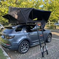 Tente de toit rigide quatre saisons pour l'extérieur, pliable avec échelle, pour SUV, camionnette, voyages tout-terrain, une chambre, imperméable