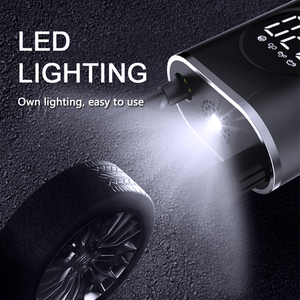 Compresseur d'<span class=keywords><strong>air</strong></span> numérique sans fil pour pneus de voiture 150 PSI avec arrêt automatique et lumière LED pour voiture, moto et vélo - Product Image 5