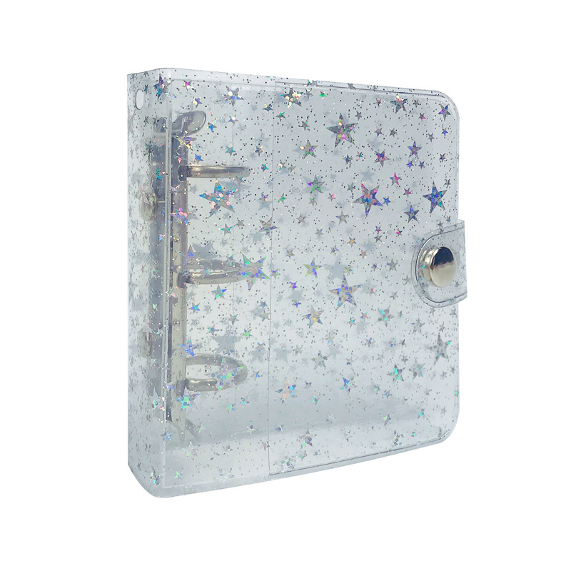 transparent glitter stars