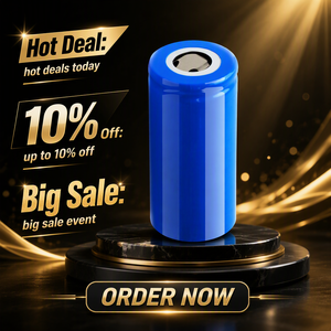 Batterie lithium-ion semi-solide rechargeable cylindrique 32700 LiFePO4 5000/6000mAh 20Ah 4000 cycles 3.2V - Product Image 1