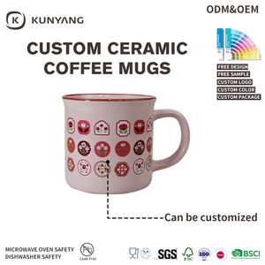 Tazas de Cerámica para Regalo <span class=keywords><strong>del</strong></span> Día de la Madre, Diseño Personalizado con Logotipo, Tazas de Gres con Esmalte Brillante, Taza de Café de Cerámica - Product Image 4