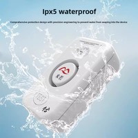 Alarme de niveau d'eau connectée 4G à montage en surface, 3V CC, pour laboratoires, salles informatiques/servidores, entrepôts ; capteur de fuite et de niveau d'eau complet