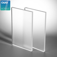 Plaques acryliques transparentes en PMMA coulé OLEG, prix fabricant, 1,8-50 mm, 4*8, 4*6 pieds
