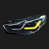 Accesorios de Estilo para Automóviles BMW Serie 5 F07 GT 5GT 2010-2017, Faros Delanteros LED Angel Eye de Doble Lente, Luces Modificadas DRL HID