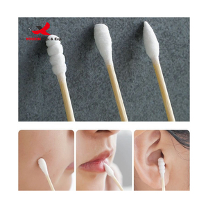 FENGFLY Lot de 500 cotons-tiges biologiques purs à double tête et double embout, blancs, en boîte personnalisée, prix bas, vente chaude - Product Image 5