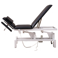 Table de traitement électrique portable à 2 moteurs, 2 sections, moderne, pour physiothérapie, orthopédie, traction lombaire/cervicale, salon, école