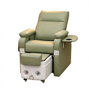 Fauteuils de pédicure électriques de luxe avec massage intégré, fauteuil spa pour les pieds avec USB, mobilier de salon de beauté, station de pédicure inclinable - Product Image 1