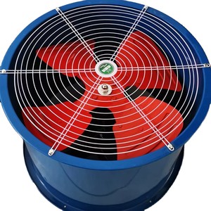 Low-noise AC Axial <b>Fan</b> with Cast Iron Blades Power <b>Free</b> <b>Standing</b> & Duct Mount Options OEM/ODM Available - Product Image 4
