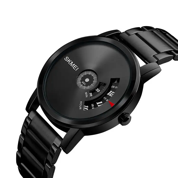 New arrival elegant skmei 1260 brand waterproof men Wristwatch japan movt quartz Wrist Watch stainless steel back jam tangan