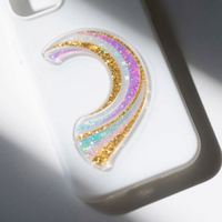 Autocollant adhésif personnalisé écologique et imperméable avec options de forme sur mesure pour téléphone et badge, logo et design