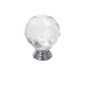 Crystal Clear Diamond Cabinet Drawer Handle <b>Draw</b> Jewellery Knobs Door Handles Dressing Table Knob - Product Image 5