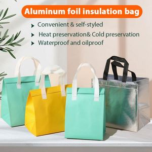 Hot Selling Portable Waterproof Food Storage Thermal <b>Bag</b> Aluminum Foil Insulation <b>Bag</b> Outdoor Camping <b>Cooling</b> Cooler <b>Bags</b> - Product Image 2