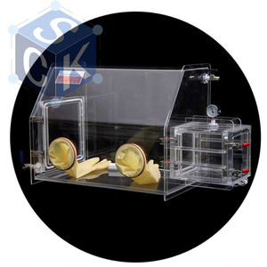 Boîte à gants en acrylique bon marché AGB-1A, fonctionnement sous gaz inerte, batterie au lithium, biologie, aéronautique, mini boîte à gants en PMMA plexiglas - Product Image 5