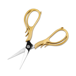 Stainless Steel Tailor Scissors With Pointed Tip For Sewing Embroidery Home Use Gold Blue Red Gray Copper Bronze Colors - Product Image 2