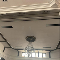Diffuseur à Fente 2, 4, 6, 8 Pouces, Grille de Ventilation Décorative en Aluminium pour Plafond, Gaine CVC