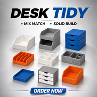 Organizador de Almacenamiento Modular Impreso en 3D con Tecnología FDM, Cajas Apilables de PLA, Organización Personalizada para el Hogar y la Oficina, OEM