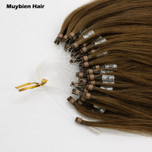 Extensions capillaires humaines à micro-anneaux, <span class=keywords><strong>cheveux</strong></span> chinois vierges non traités, outil de pose Nano Ring, extensions capillaires Nano Ring - Product Image 4