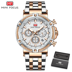 Mini Focus Mf 0470G Analoog Polshorloge Auto Datum Min Uur En Tweede Horloge Chronograaf 3 Atm Waterdichte Mannen Horloges Eigen Merk - Product Image 4