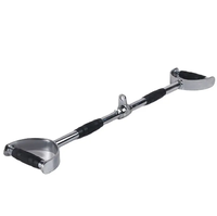 Barra de Agarre Ancho de Acero Inoxidable para Gimnasio, Accesorio para Cable de Prensa de Bíceps y Lat Pulldown