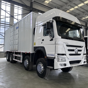 Used Sinotruk HOWO Heavy Duty 8x4 Commercial <strong>Truck</strong> with Sinotruck Box Cargo Van Diesel Fuel 12 Wheel Lorry <strong>Trucks</strong> for Sale - Product Image 3