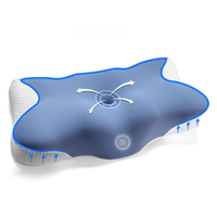Oreiller en mousse à mémoire de forme orthopédique pour le cou soulagement de la pression hypoallergénique Contour Oreiller de voyage Bureau à domicile certifié