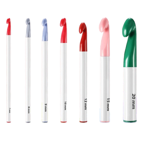 Usine directe Simple Style 7 bulle coquille creux en plastique Crochet costume tricot à la main couture travaux manuels couture accessoire outils - Product Image 4