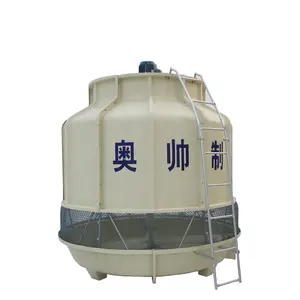80 Ton Round Counter Flow Water Cooling Tower For Water Treatment