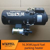 Chauffage au diesel M-PULL 12V 16.3KW avec thermostat, certifié CE, 18kg, noir, pour camion/bus lourd, chauffage au standage eau/air Cobra RS180