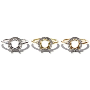 Bague de fiançailles semi-montée en or blanc massif 18 carats avec diamant véritable, design classique intemporel, livraison rapide, sertissage à griffes, cadeau de mariage - Product Image 4
