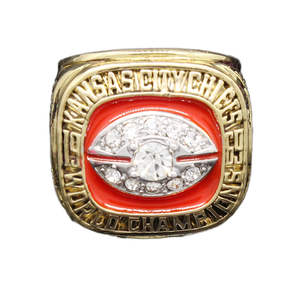 Venta al por mayor <span class=keywords><strong>NFL</strong></span> 1969 Kansas <span class=keywords><strong>Chief</strong></span> Champion Anillos de aleación de zinc de moda de alta calidad para regalos de aniversario - Product Image 1